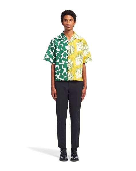 prada double match shirt|Double Match heavy cotton shirt .